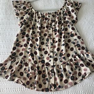 Flowery blouse